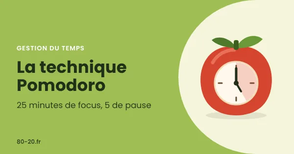 Minuteur en forme de tomate : la technique Pomodoro